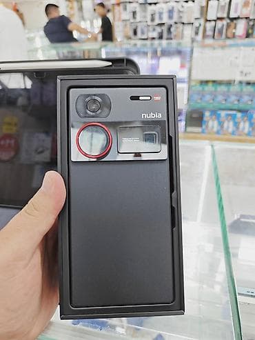 айку з9: ZTE Nubia Z50 Ultra, Б/у, 256 ГБ, цвет - Черный, 2 SIM — 1