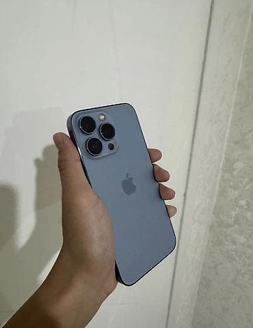 IPhone 13 Pro, Б/у, 256 ГБ, Sierra Blue, Чехол