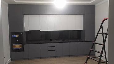 Продукты питания: Кухонный гарнитур, Новый, цвет - Серый, ДСП, Бесплатная доставка — 3