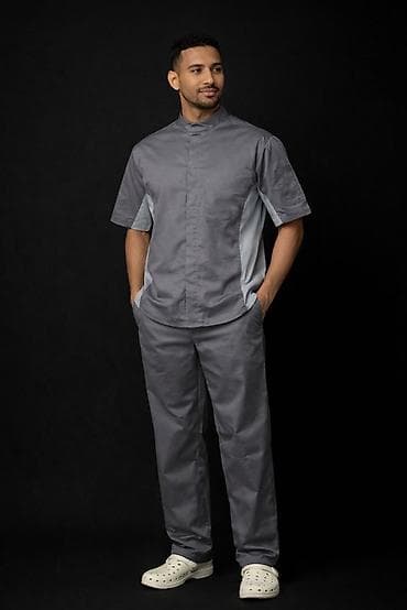 Поварские китель с брюками(двойка)
размеры 44-56р at lalafo.kg Поварские китель с брюками(двойка)
размеры 44-56р