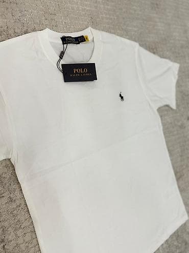Футболки: Футболка Polo ralph lauren топ качество Хлопок дышащая летняя футболка — 3