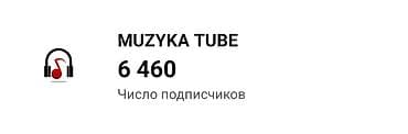 sprinter 315: MUZYKA TUBE — тематический музыкальный канал/паблик. Основные — 1