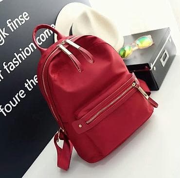 женская сумка бордового цвета: Спортивная сумка, Материал: Экокожа, Женские, Новый — 4