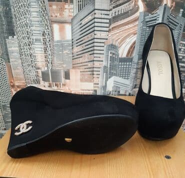 бу обуви: Продаю туфли замшевые, новые — 4