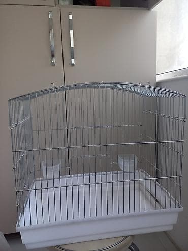 cane corso: Клетка для мелких и средних декоративных птиц - Материал — 1