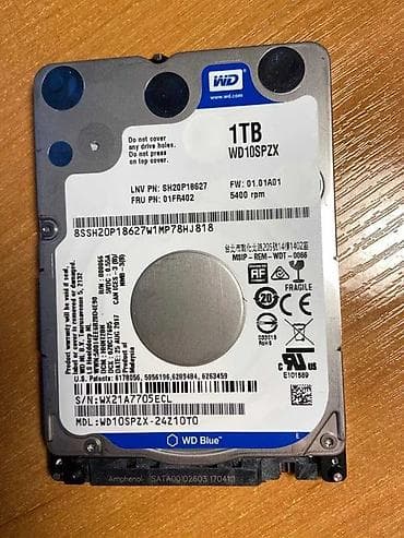 жесткий диск 2тб: Жесткий диск WD Blue 2.5" 1TB (модель WD10SPZX) - Форм‑фактор: 2.5" - — 1