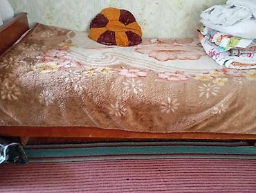 Набор для дома: кровать, кухонная тумба, соковыжималка и комнатные