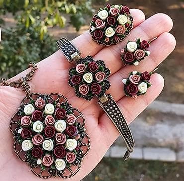 pink passion набор: Новинка Комплекты: подвеска на цепочке, серьги, браслет; в некоторых — 10