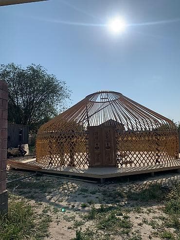 Продажа юрт: Продажа юрты, Каркас Деревянный, 100 баш, Диаметр: 7 метров — 8