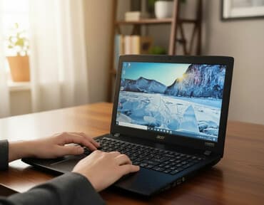 экран на ноутбук: Ноутбук, Acer, 16 ГБ ОЭТ, Intel Core i3, 15.6 ", Колдонулган, Жумуш, окуу үчүн, эс тутум HDD + SSD — 1