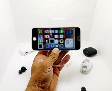 iphone 8s plus: IPhone 7, Б/у, 128 ГБ, Серебристый, Наушники, Зарядное устройство, Защитное стекло, 100 % — 3