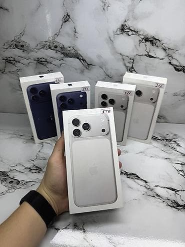 poco s75: IPhone 17 Pro Max, Новый, 1 ТБ, Серебристый, Коробка — 1