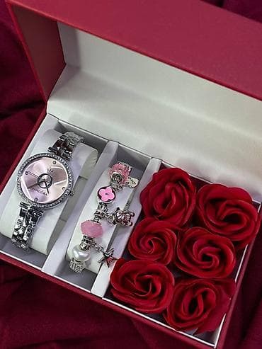 серебряные часы женские 925 пробы: Набор украшений, Новый — 2