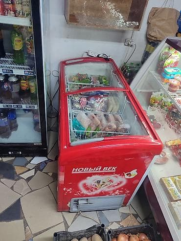 выдвижной ящик: Морозильный ларь “Новый Век” с раздвижными стеклянными крышками - — 2