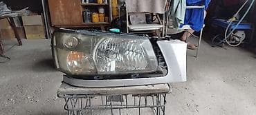 2 4 д: Передняя левая фара Subaru 2003 г., Б/у, Оригинал, Япония — 1