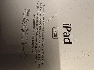 Планшеты: Планшет, Apple, память 16 ГБ, 9" - 10", 3G, Б/у, Классический цвет - Черный — 5