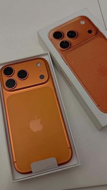 iphone se lalafo: IPhone 17 Pro Max, 256 ГБ, Оранжевый, Зарядное устройство, Защитное стекло, Чехол, 100 % — 4
