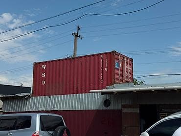будка вагон: Морской контейнер — 120.000 сом Морской контейнер 20 футов. Прочный — 6