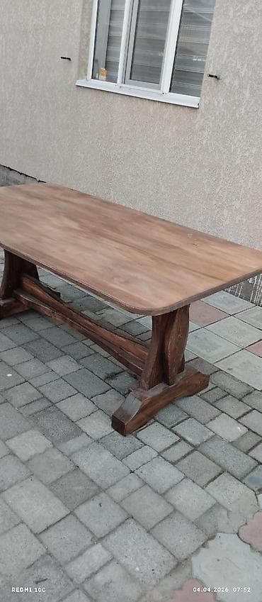 dinner table: Стол для зала, Не раскладной, Прямоугольный — 4