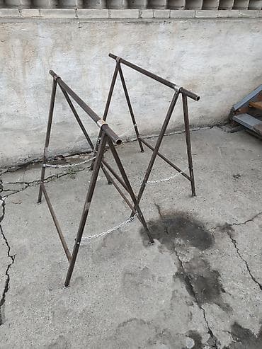 бышты ат: Козлы металлические складные, усиленные (пара) Пара складных — 2