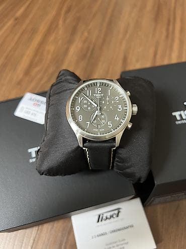 часы янтарь: Классические часы часы, Tissot, Швейцария, Секундомер, Мужские, Новый — 4