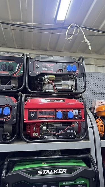 стабилизатор 5000: Бензиновый генератор STALKER SPG 7000 ME - Номинальная мощность: 5000 — 2