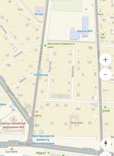 продажа участки и домов бишкек: 6 соток, Для строительства, Красная книга — 1