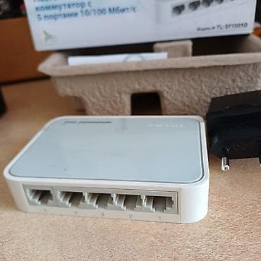 Модемы и сетевое оборудование: TP-Link TL-SF1005D — настольный неуправляемый коммутатор на 5 портов — 3