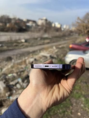 z fold 1: IPhone 14 Pro Max, Б/у, 256 ГБ, Deep Purple, Защитное стекло, Кабель, 85 % — 6