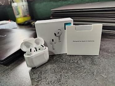 a 23: Беспроводные вкладыши наушники, Apple, AirPods 4, Новый — 6