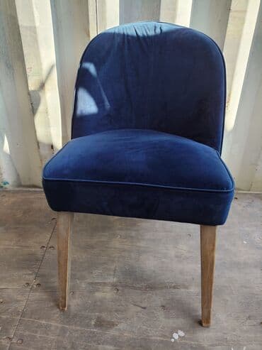 Стул для кафе, ресторанов, Дерево, цвет - Синий