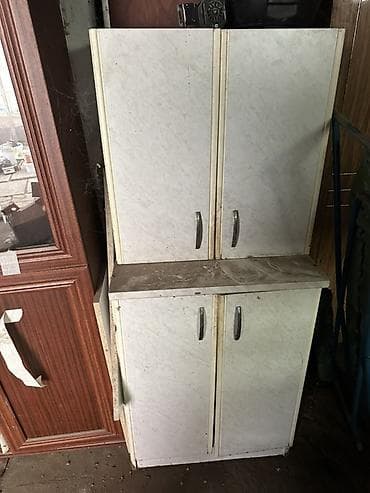 тумбочка с замком: Шифоньер, шкаф для одежды, Б/у, Прямой — 1