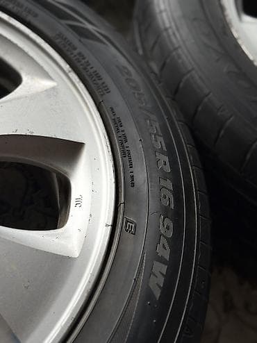 01: Колеса в сборе 205 / 55 / R 16, Лето, Б/у, Комплект, Легковые, Литые, отверстий - 5 — 7