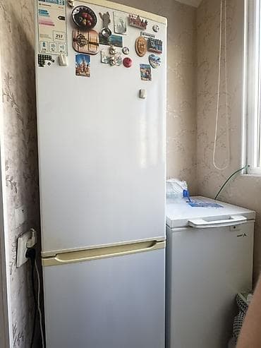 fridge: Холодильник с нижней морозильной камерой, белый. Основные — 2