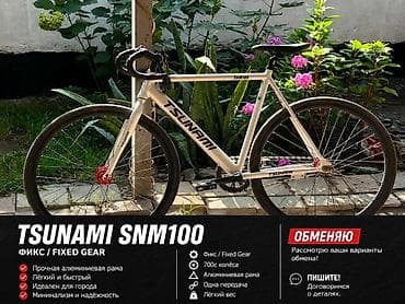 bid e2: Tsunami SNM100 — фикс/Fixed Gear - Прочная алюминиевая рама - Лёгкий — 1