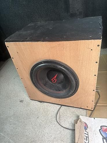 Сабвуфер пассивный молния в корпусе для автомобиля. Усилитель отдельно