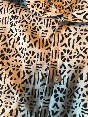 Рубашки: Мужская рубашка, M, Zara, Б/у, цвет - Бежевый, Самовывоз — 4