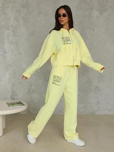 Спортивные костюмы: Спортивный костюм светло-желтевого цвета размер: стандарт 42-48 цвет — 2