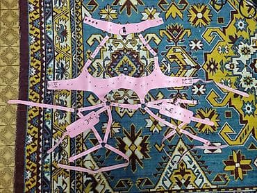 двойной страпон: 🌸 Эффектная портупея с ошейником и наручниками (комплект)(БДСМ)🌸 — 3