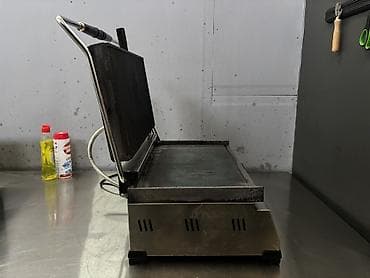 жарочный печка: Профессиональный контактный гриль Akinox (двухплитный, прижимной) - — 3