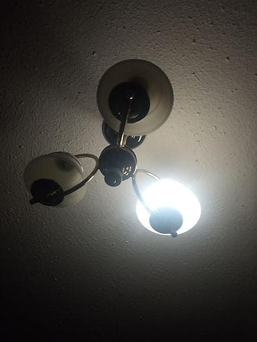 универсальная подставка для телевизора: Потолочные светильники (2 модели) с тремя плафонами каждый. 1) — 2