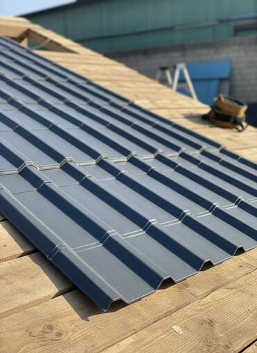 листы для крыши: Профнастил кровельный/стеновой, формовка на линии. - Профиль — 1