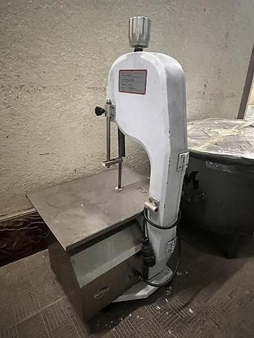 резка костей: Ленточная пила для мяса/костей (мясопильная машина) - Вертикальная — 1