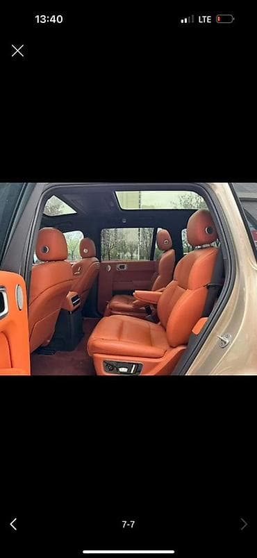 tesla model x: Электромобиль (кроссовер, 5‑дверный) премиум-класса в бежевом цвете — 5