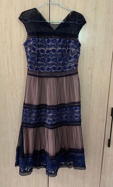 праздничное платье для беременной: Вечернее платье, Пышное, Без рукавов, M — 1