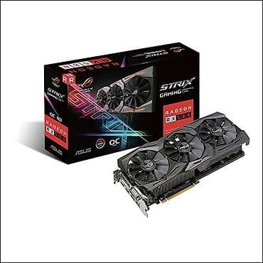 графический экран: Видеокарта, Б/у, Asus, Radeon RX, 8 ГБ, Для ПК — 1