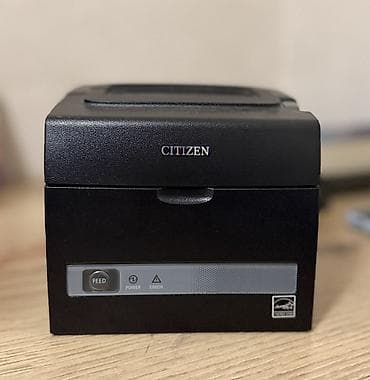 Принтеры: Черный термопринтер чеков Citizen, модель CT-S310II USB. Ширина печати — 1