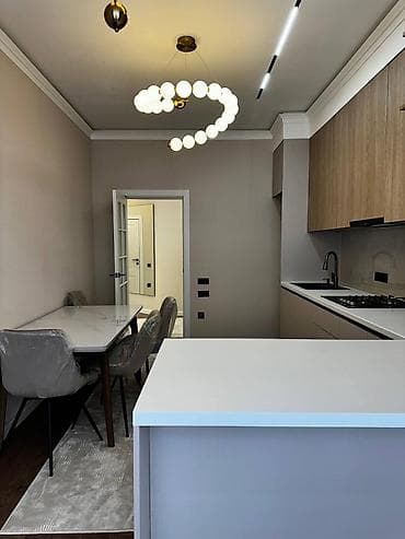11 мкр квартира: 2 комнаты, 80 м², Элитка, 2 этаж, Дизайнерский ремонт — 7