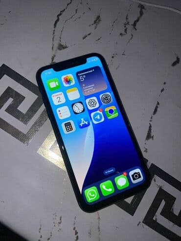 уч кайнар: IPhone 11, Б/у, 64 ГБ, Черный, Кабель, 100 % — 5