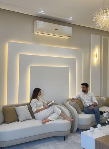 зеркала дом: Авторские гипсокартонные конструкции и декоративные стены с подсветкой — 1